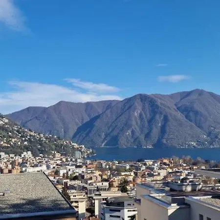 Lugano Lakeview Apartment With Self Check-In & Private Parking On Request Exterior photo