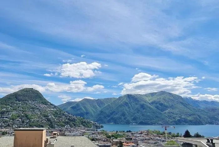 Lugano Lakeview Apartment With Self Check-In & Private Parking On Request